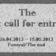 Call for Entries: Bird #3 (Slanted)