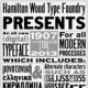 P22 und das Hamilton Wood Type Museum veröffentlichen HWT Unit Gothic (Slanted)