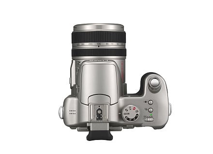 Lumix DMC-FZ50 Titan-silber (von oben)