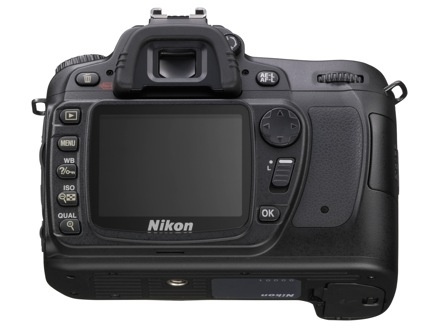 Nikon D80 (Rückansicht)