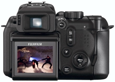 Fujifilm FinePix S9600 (Rückansicht)