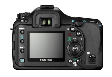 Pentax K10D (Rückseite)