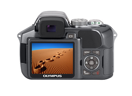 Olympus SP-550 UZ (Rückseite)