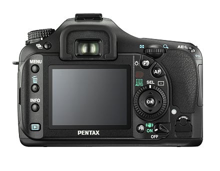 Pentax K20D (Rückseite)