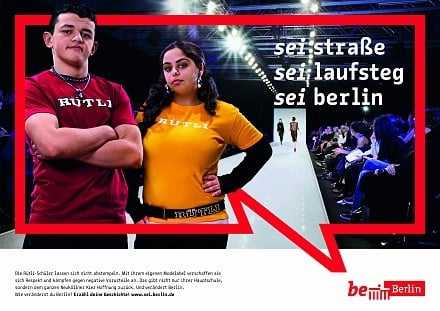 Be Berlin: Plakatmotiv «Rütli Wear»