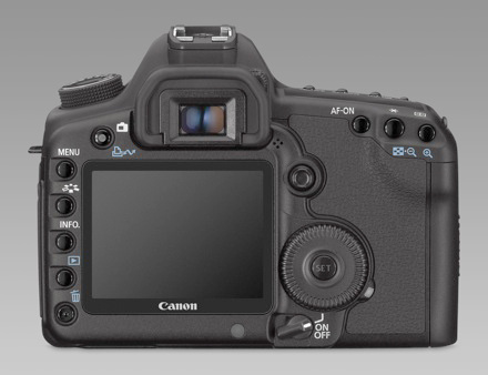 Canon EOS 5D Mark II (Rückseite)