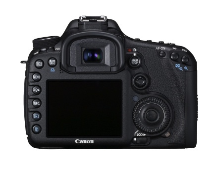 Canon EOS 7D (Rückseite)