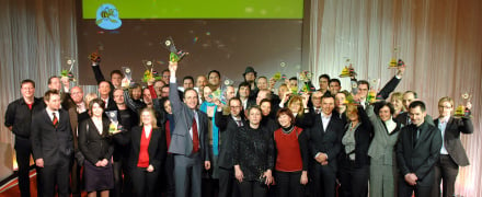 Die 17 Gewinner-Teams der „Biene“ 2009