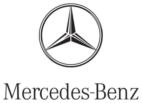 Mercedes-Stern mit dem in Weidemanns Schrift Corporate A. gesetzten Markennamen