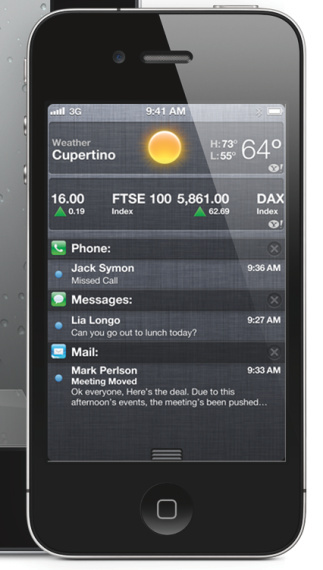 iOS 5: „Notification Center“