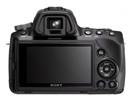 Sony Alpha SLT-A35 (Rückseite)