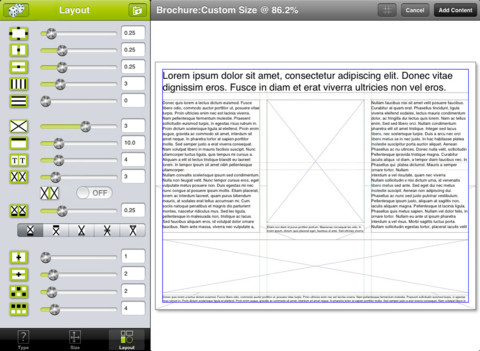 Quark DesignPad (Bildschirmfoto)