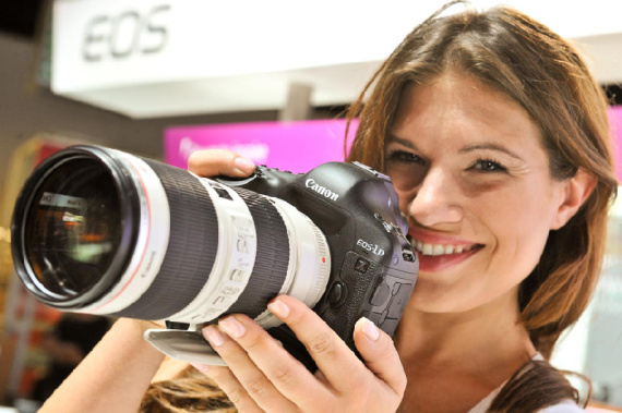 Photokina 2012: Canon EOS 1D, Stand: Canon, Halle 3.2