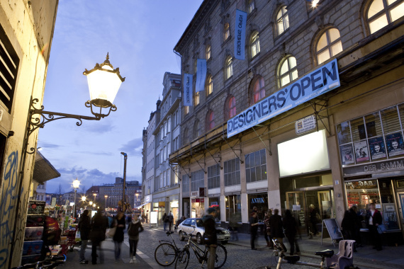 Ausstellungsgelände bei der Designers’ Open (2010)