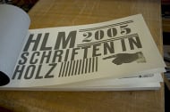 Holzlettern-Manufaktur Hamburg (Schriftmusterbuch)