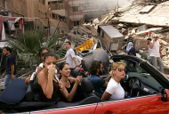 Pressefoto des Jahres: Junge Libanesen fahren durch Süd-Beirut (Spencer Platt, USA, Getty Images)