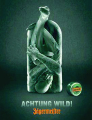 „Achtung wild!“ – Jägermeister-Werbung