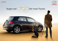 Plakatwerbung für Toyota Auris