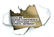 TOCA ME Designkonferenz (Logo)