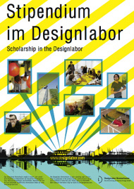 Stipendium im Designlabor (Plakat)