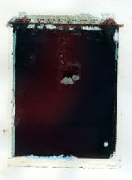 4×5-Zoll-Polaroid-Transfer auf Aquarellpapier