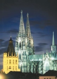 Köln (Rathausturm und Dom)