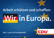 «Wir in Europa» (CDU-Wahlplakat, 2009)