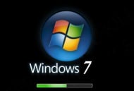 Windows 7 (Startbildschirm, Ausschnitt)