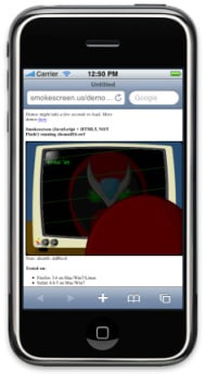 Smokescreen: „Flash“ auf dem iPhone