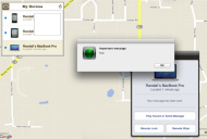 „Meinen Mac finden“ (Bildschirmfoto)