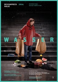 „Wasser“/Designpreis Halle (Plakat)