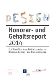 „Design-Honorar- und ￼Gehaltsreport 2014“ (Dokumentations-Titelblatt)