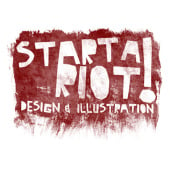 Start A RIOT! design & illustration