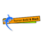 Roman Bold & Black