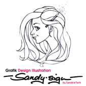 Sandy-sign Grafik Design Illustration