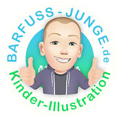 Peter Holle | BARFUSS-JUNGE.de – Kinder-Illustration