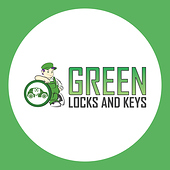 Green locks and keys