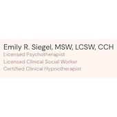Emily R. Siegel, Lcsw, Cch, Psychotherapy & Hypnotherapy