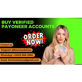 1 Buy Verified Payoneer Account- Personal & Business