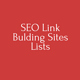 SEO Link Building Sites List