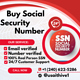 Buy Social Security Number