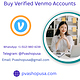 One Of The Best Website To Buy Verified Venmo Account