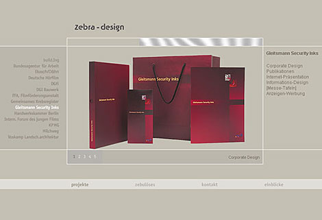 Werbeagentur, www.zebradesign.de