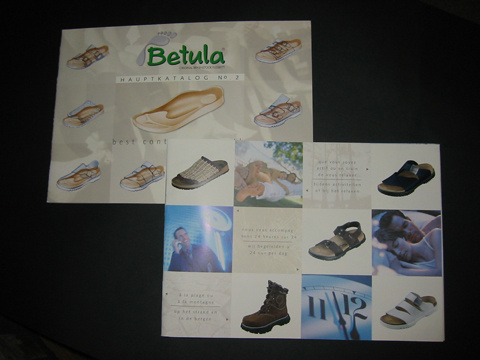 PROJEKT: Produktkatalog der Jahreskollektion – Konzeption, Gestaltung, Realisierung  –  KUNDE: Betula Schuh GmbH
