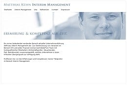 Interim Management Matthias Kühn
