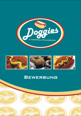 Werbung – klassische Anzeige, Kunde: „Doggies Hot Dogs“ München