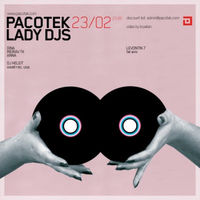 Lady DJs – Flyer