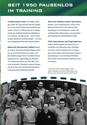 Sportschule Hennef: Broschüre (S. 2)