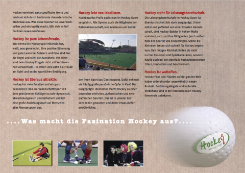 Deutscher Hockey-Bund: Imagebroschüre (S. 5)