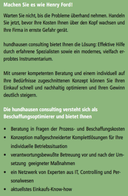 Hundhausen Consulting: Folder (S. 3) – Text